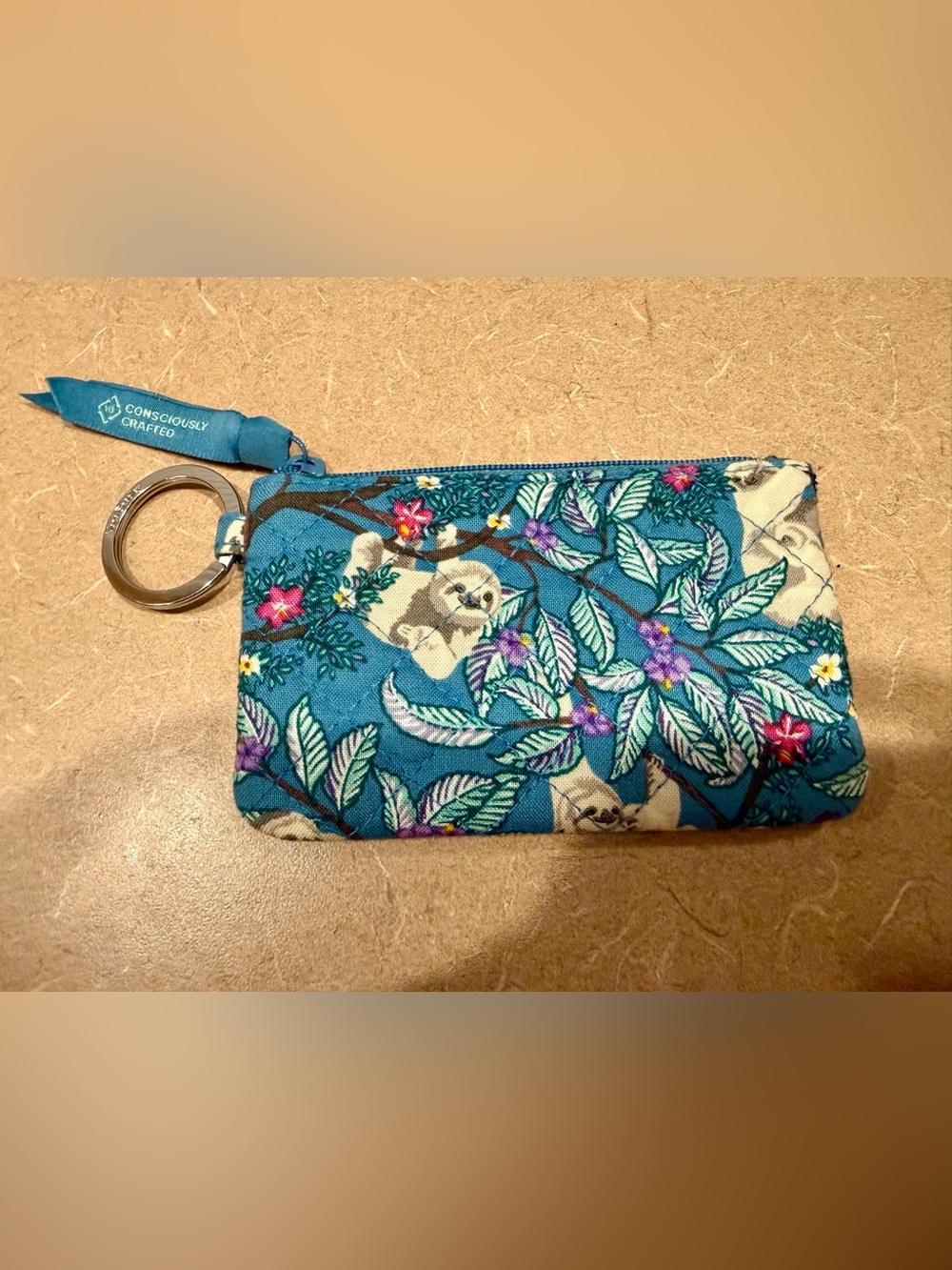 Vera Bradley sloth card holder